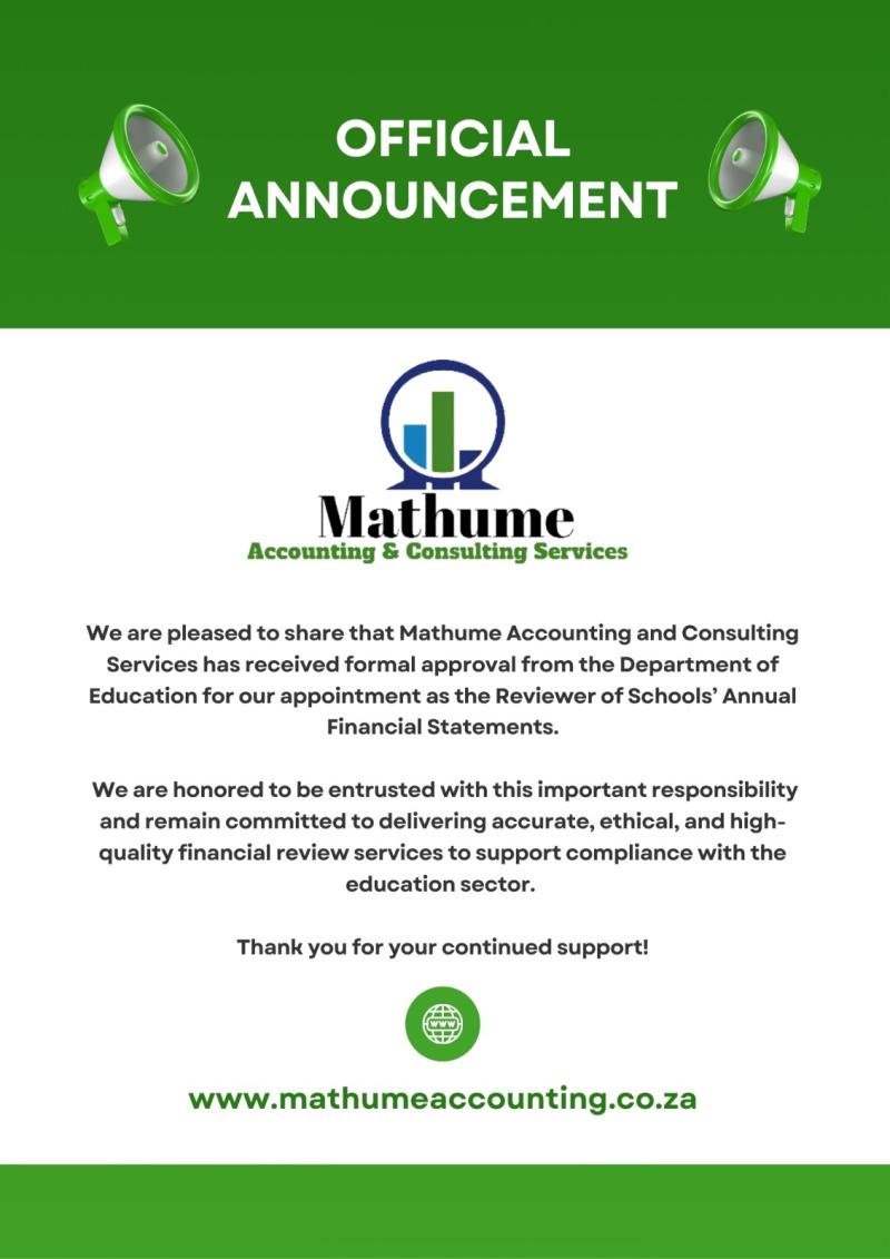 Official Announcement